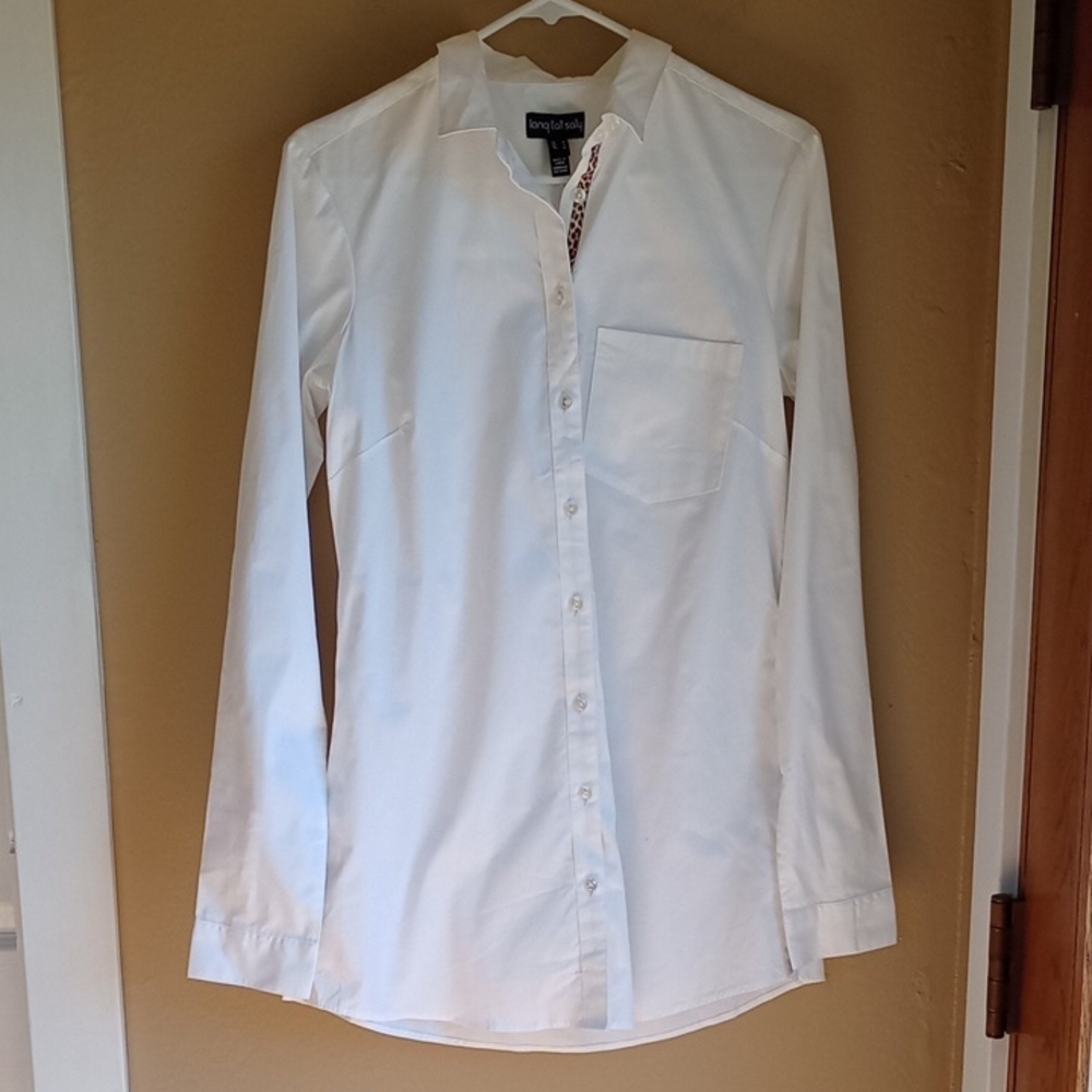 Long Tall Sally White Long Sleeve Top